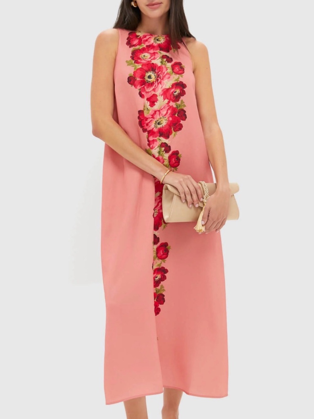 tuckernuck coral poppy portia dress